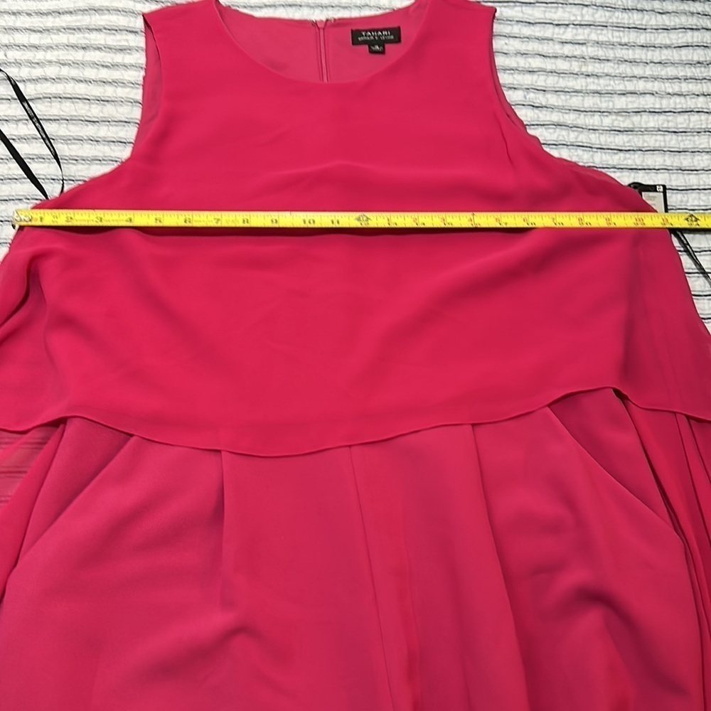 NWT Tahari ASL womens Sleeveless Fly Away Jumpsuit size 16 - Picture 3 of 11